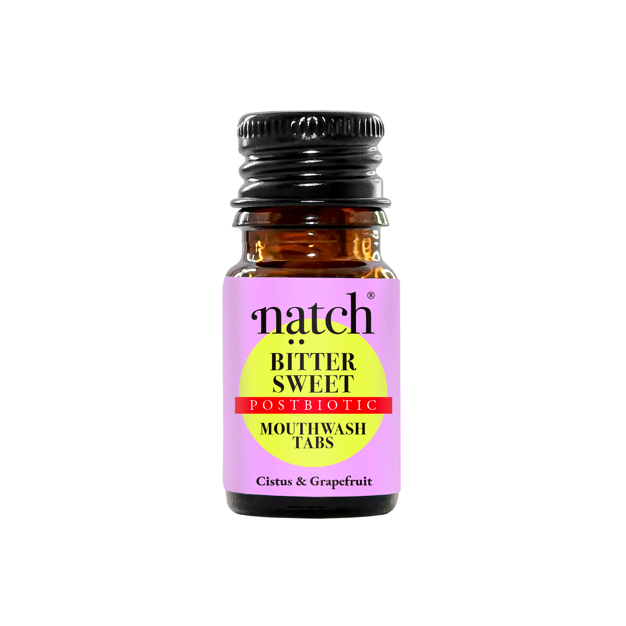Bitte Sweet – Postbiotische Mundspül-Tabs. Powered by Cistus - botanische Schutzkraft der Natur.