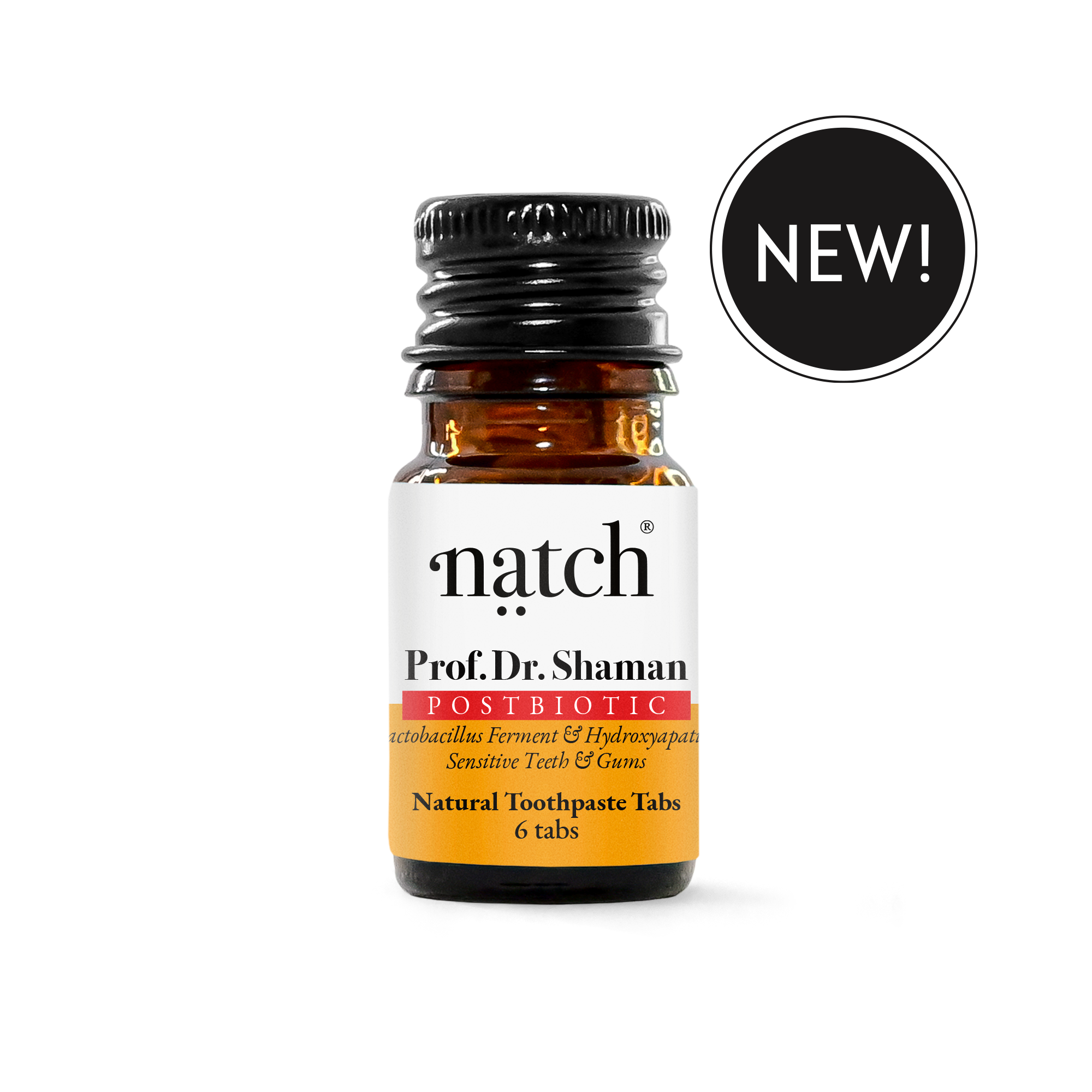 Prof. Dr. Shaman Mini Bottle - Postbiotic Toothpaste Tabs