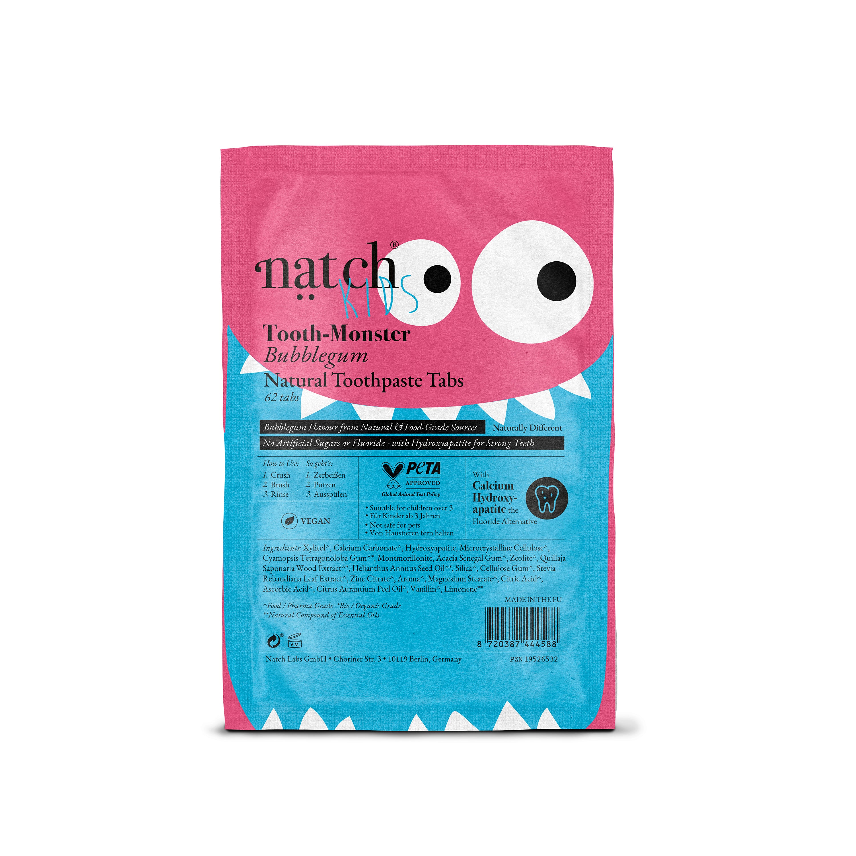 Tooth Monster Bubblegum 1-Month Refill Bag